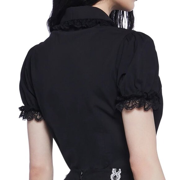 Coveted Darling Poplin Blouse - Picture 2 of 5